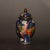 Copper Pair of Vintage Chinese Cloisonné Dragon & Phoenix Ginger Jars With Copper Finials For Sale - Image 8 of 9