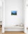 2020s Three Cottages Beneath the Santa Ynez Mountains, Original Oil Painting For Sale - Image 5 of 10