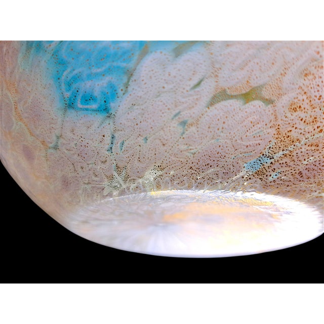 Murano Glass Potiche Vase in Polychrome Murrine with Gold Inclusions by La Murrina, 1980s For Sale - Image 12 of 15