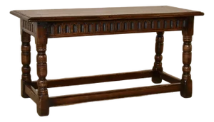 Late 19th Century English Oak Joint Bench
