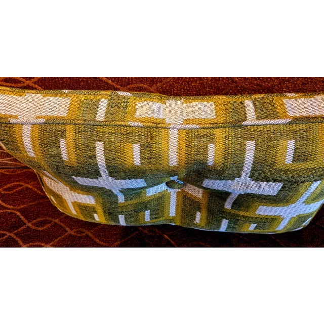 a stunning throwpillow in jim thompson fabric, size; 19 x 11 x 2 box border with welting, others exactly like this are...
