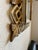 1960 Italian Hollywood Regency Giltwood Mirror With Hand-Carved Geometric & Floral Frame For Sale - Image 12 of 13