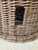 Vintage 36” Woven Wicker Bee Skep For Sale - Image 12 of 15
