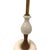 White Vintage White Opaline and Wood Table Lamp For Sale - Image 8 of 8