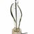 1950s Italian Mid-Century Modern Sculptural Clear Murano Glass Table Lamp For Sale - Image 5 of 10