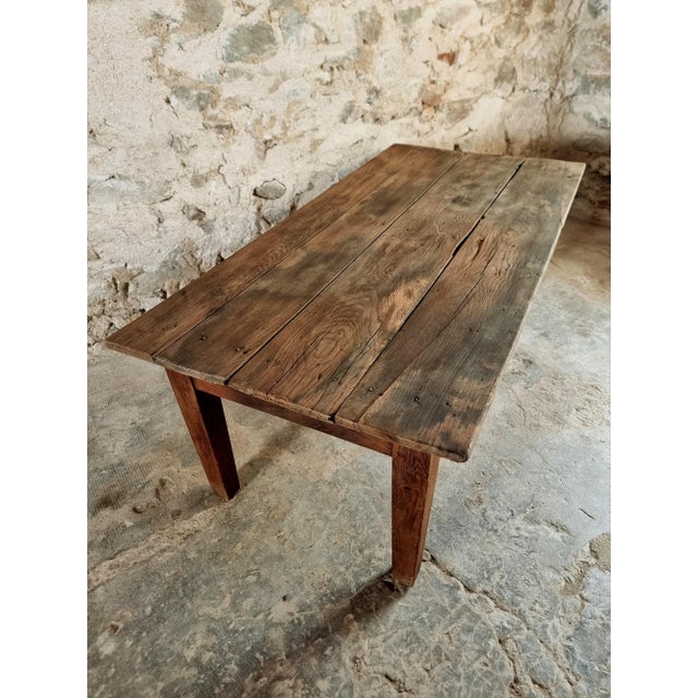 Antique Early 19th Century French Coffee Table in Chestnut Wood For Sale - Image 4 of 14