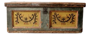 Antique Painted Blanket Chest