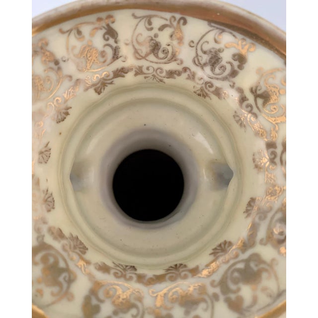 Ceramic Vintage Royal Vienna-Style Shield/Beehive Marked Austrian Vase For Sale - Image 7 of 10