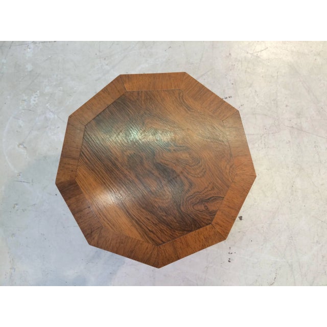 Wood Beautiful Antique Rosewood Three-Legged Claw Feet Side Table For Sale - Image 7 of 11