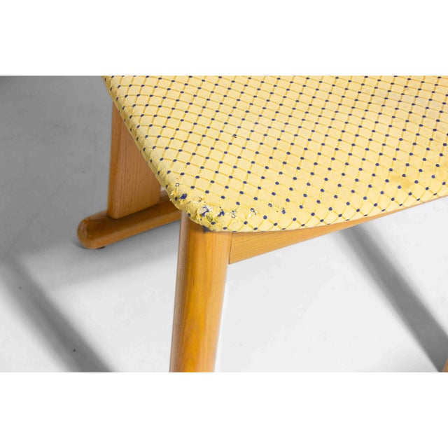 Beige High Back Italian Dining Chairs, 1980s, Set of 5 For Sale - Image 8 of 10