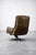 Brown Mid-Century Modern German Brown Leather Lounge Swivel Chair from Musterring, 1960s For Sale - Image 8 of 18