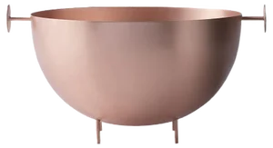 Red Moon Large Copper Bowl by Elisa Ossino for Paola C.
