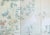 Beautiful 4-Panel Chinoiserie or Japanese Style painted folding silk screen depicts Egrets, Bamboo and Peony Flowers, with...