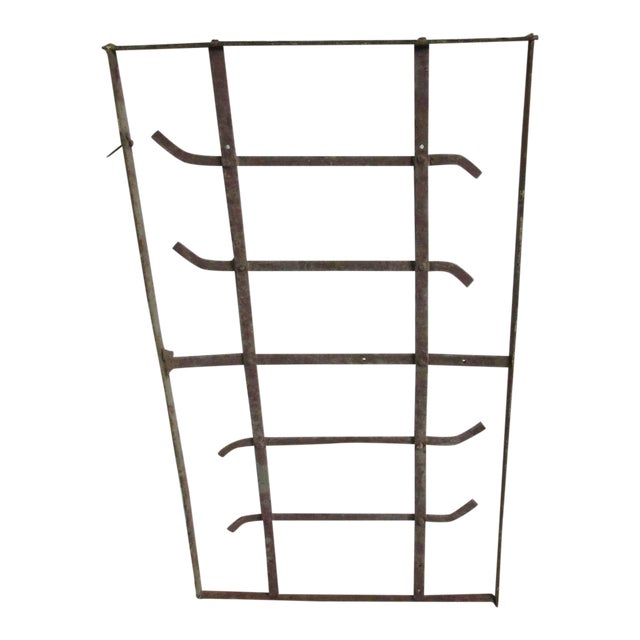 Antique Victorian Iron Window For Sale