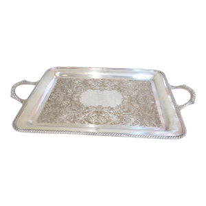 Vintage Silvered Tray