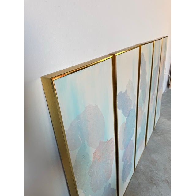 1980s Vintage Mixed Media Abstract Expressionist Panels by Capp For Sale - Image 10 of 12