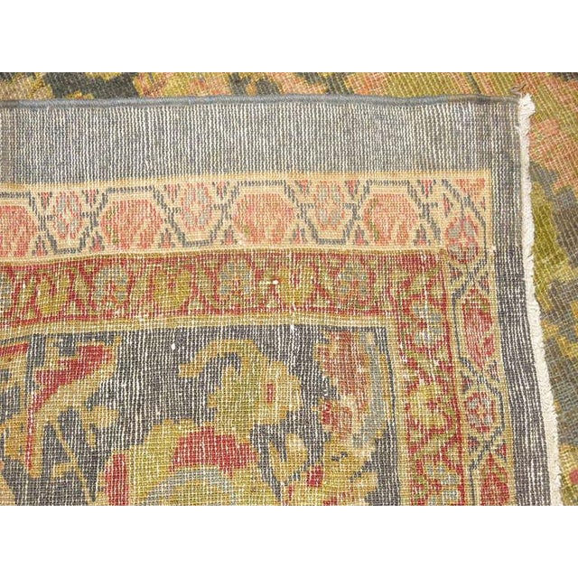 Green 19th Century Sultanabad Carpet Attributed to Ziegler and Co - 12'2" x 14'9" For Sale In New York - Image 6 of 18