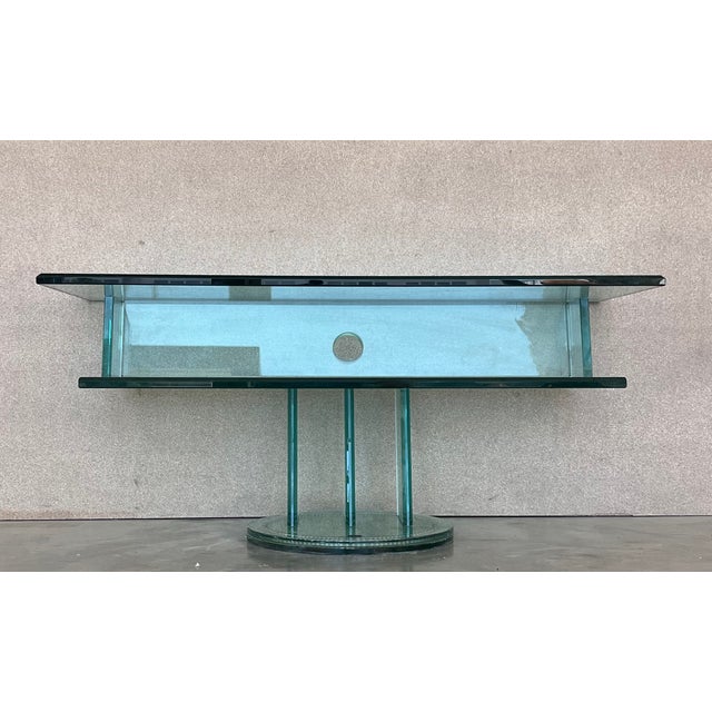 Introducing our extraordinary Mid Century Modern Art Deco style bar cart or pastry cart, a stunning blend of functionality...