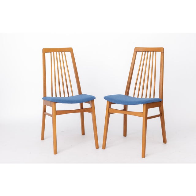 Vintage German Dining Chairs in Beech, 1960s, Set of 2 For Sale - Image 10 of 10