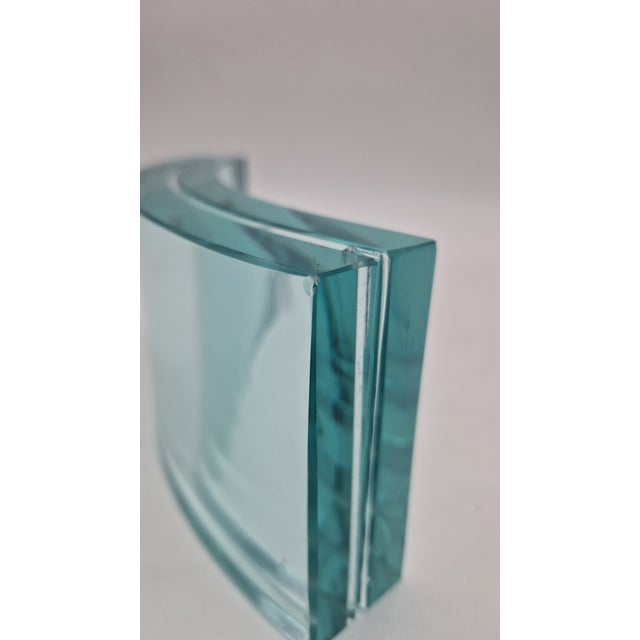 Vintage Photo Frame in Curved and Cut Glass from Fontana Arte, 1960s For Sale - Image 15 of 16