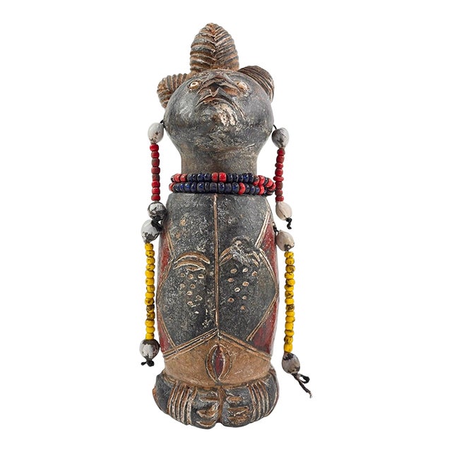 Early 20th Century Tikar Clay House God 7inch Cameroon For Sale