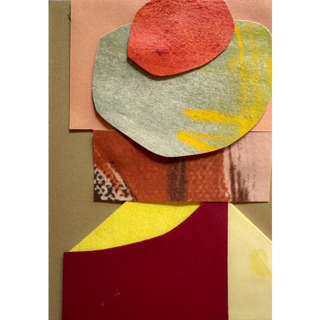 "Into the Sun 3" Original Mixed-Media Collage on Paper by Zac Woodiel For Sale - Image 9 of 10