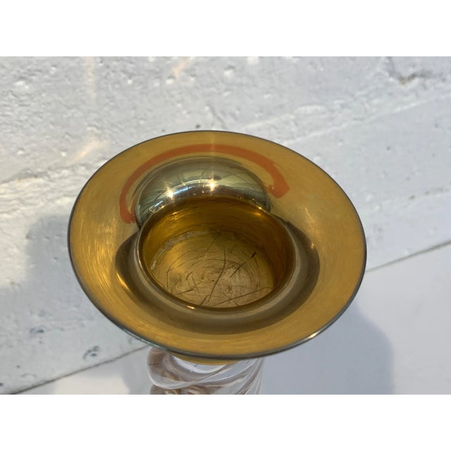 Early Glass and Ormolu Candlesticks For Sale - Image 9 of 12