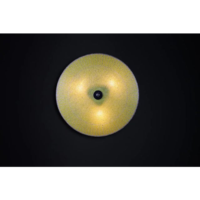 Mid-Century Brussels World Expo Wall Light in Glass, 1958 For Sale - Image 4 of 9