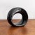 1980s Haeger Gloss Black Postmodern Abstract Circular Twisted Orb Sculpture For Sale In New York - Image 6 of 10