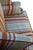 Vintage Baker Furniture Celadon & Rust Striped Wingback Chairs With Nailhead Trim — Pair For Sale - Image 9 of 18