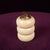Cream Speckled Ceramic and Brass Table Lighter by Tommaso Barbi, 1970s For Sale - Image 14 of 15