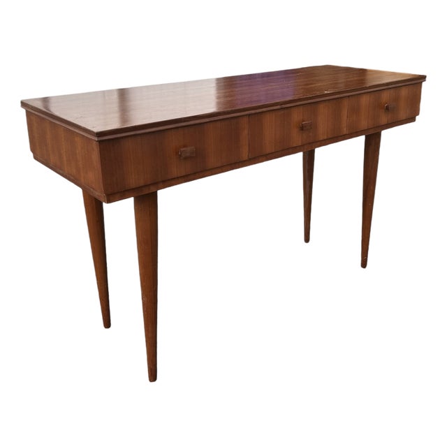 Teak Console from Gaston Poisson For Sale