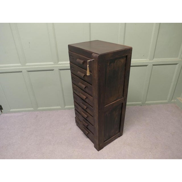 1930s Wellington Filing Cabinet, 1930 For Sale - Image 5 of 8