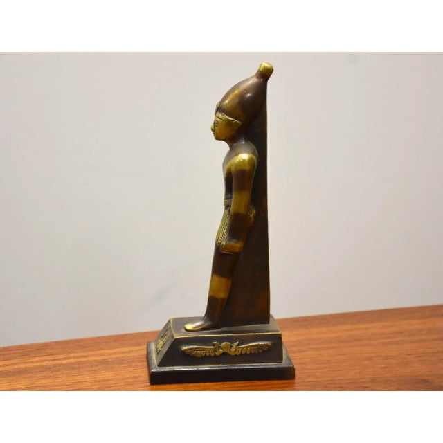 1960s Bronze Egyptian Sculpture For Sale - Image 5 of 8