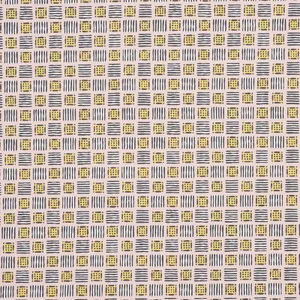 Schumacher X Celerie Kemble Mottley Grid Fabric in Pink Lemonade