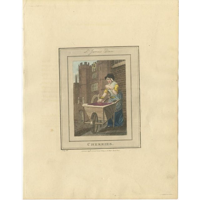 Cherries, St. Jamess Place, Cries of London, 1804 For Sale - Image 3 of 7