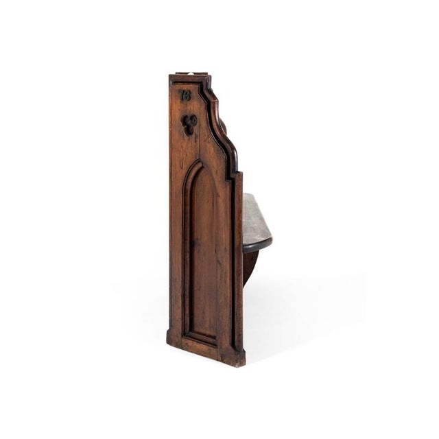 Scottish Chapel Bench in Pitch Pine For Sale - Image 6 of 16