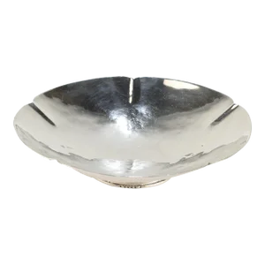 Paula Wyman Art & Crafts Hand-Hammered Sterling Silver Bowl