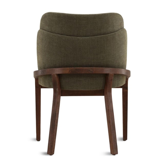 Olive Walnut Ellery Dining Chair For Sale - Image 4 of 7