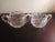 Vintage Etched Clear Glass Creamer & Sugar Set- 2 Pieces For Sale In Dallas - Image 6 of 6