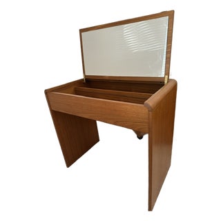 Mid-Century Modern Danish Teak Dressing Table For Sale