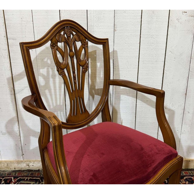 English Regency Beechwood Armchairs, 1970s, Set of 12 For Sale - Image 13 of 18