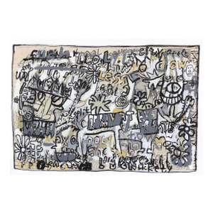 City Feet - Abstract Energetic Expressionist Spontaneous Contemporary Painting Original Artwork by Jonas Fisch