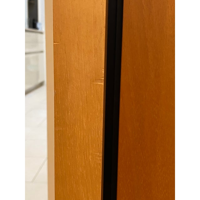 Vintage Maxalto (B&b Italia) Modus Wooden Cabinet With Glass Door For Sale - Image 17 of 18