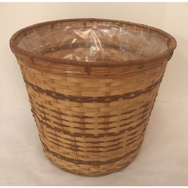 Vintage Wicker Planter Basket Chairish