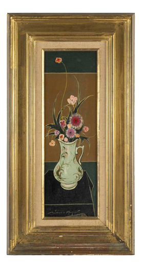 Simon-Auguste, Bouquet, Early 20th Century, Oil on Canvas, Framed