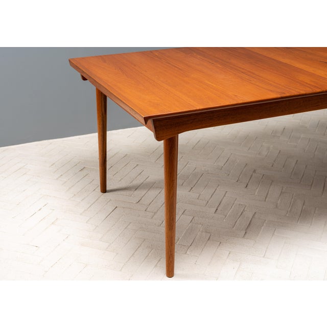 Brown 1950s Finn Juhl Teak Dining Table For Sale - Image 8 of 18