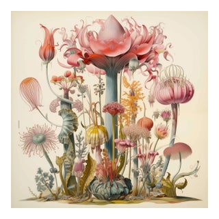 20' X 20' 'Flowers' Botanical Print, 'Hortus Floridus' Style For Sale