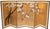 C. 1970s Chinese Six-Panel Gold Leaf Style Painted Screen "Blossoming Plum Tree" For Sale - Image 17 of 18