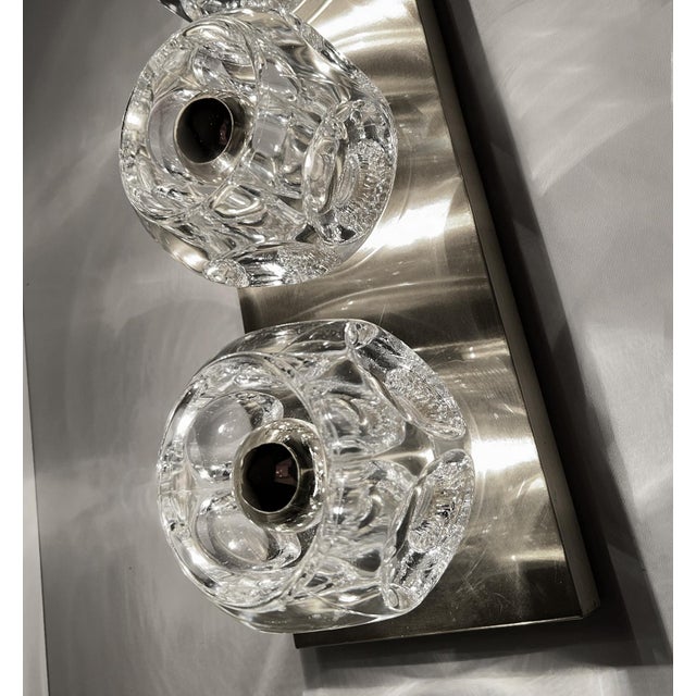 Large Glass Sconces from Peill & Putzler, 1970s, Set of 2 For Sale - Image 14 of 18